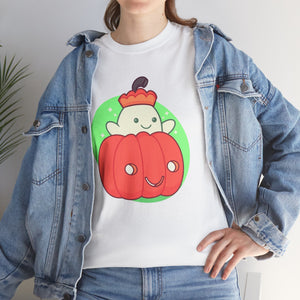 Pumpkin Ghost Unisex Heavy Cotton Tee