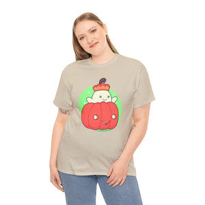 Pumpkin Ghost Unisex Heavy Cotton Tee