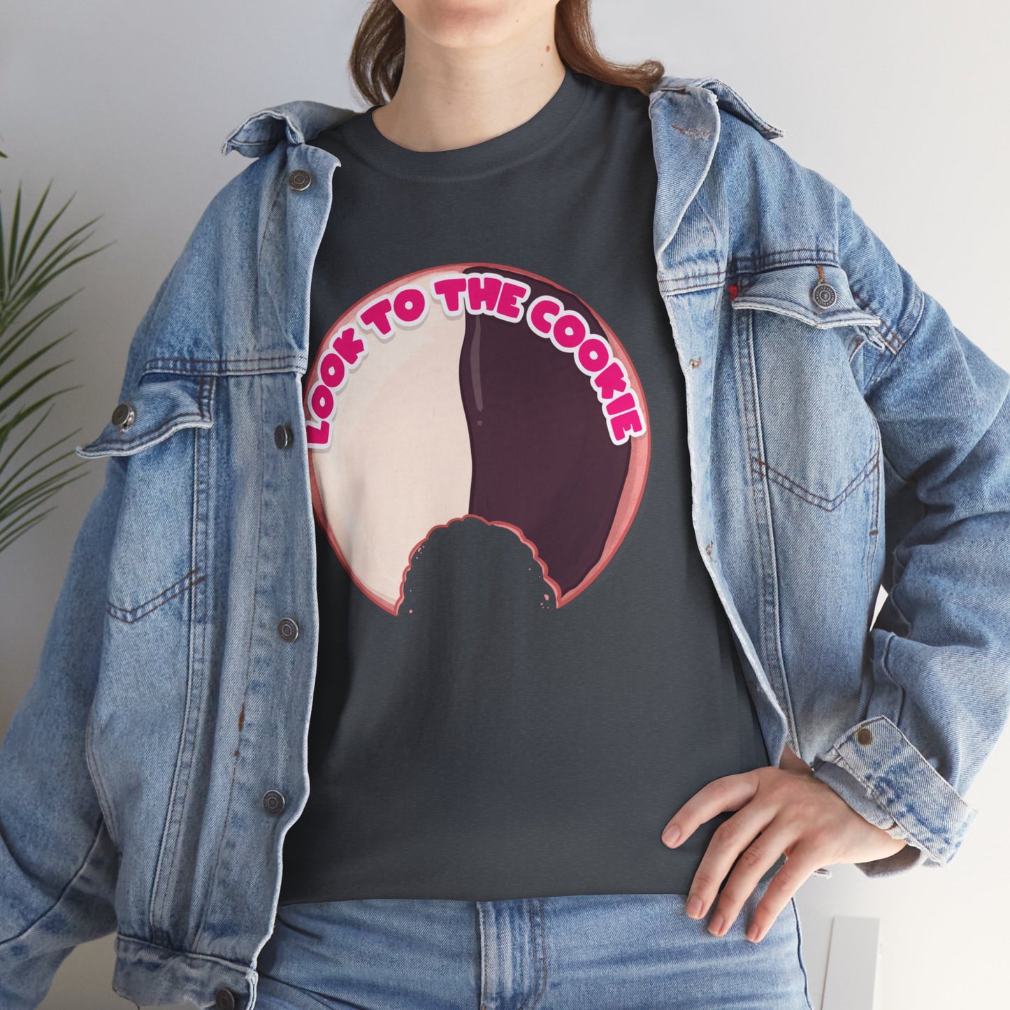 Black & White Cookie Unisex Heavy Cotton Tee