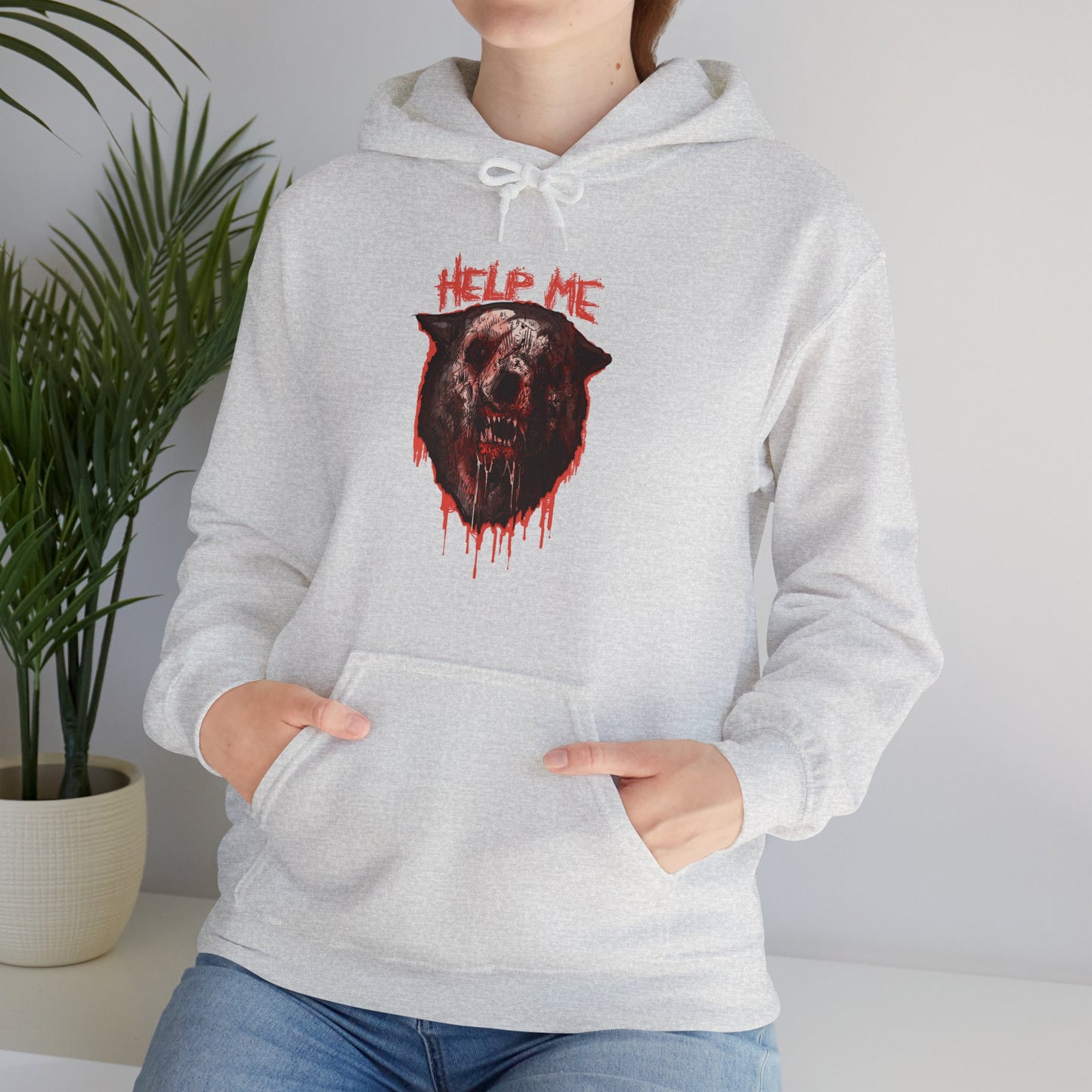 Shimmer Bear Unisex Heavy Blend Hooded Sweatshirt