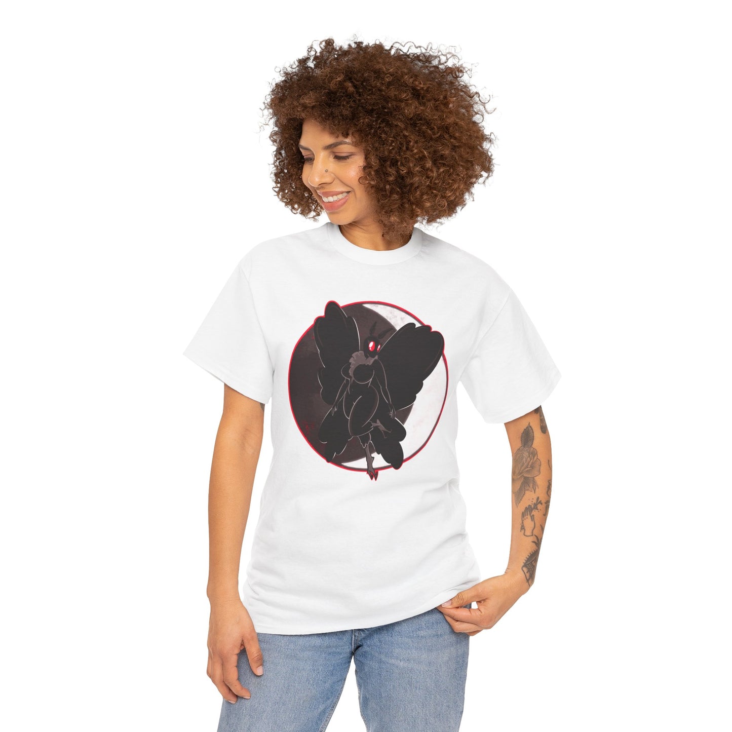 Moth Woman Unisex Heavy Cotton Tee