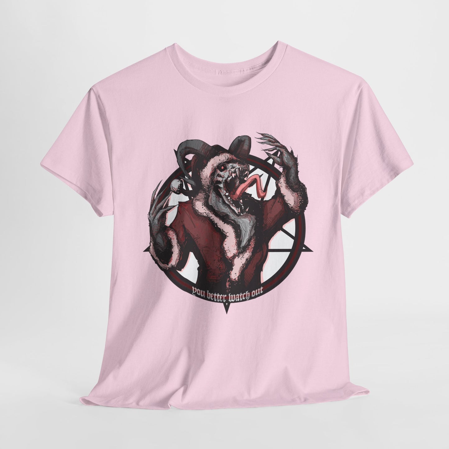 You Better Watch Out Unisex Heavy Cotton Tee