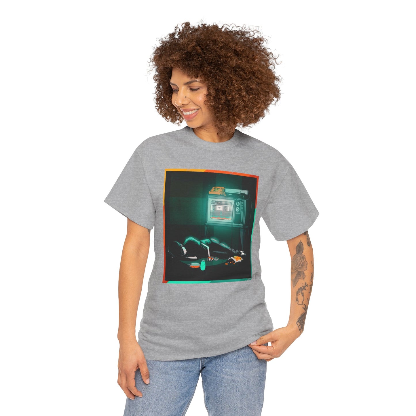 Long Night Unisex Heavy Cotton Tee