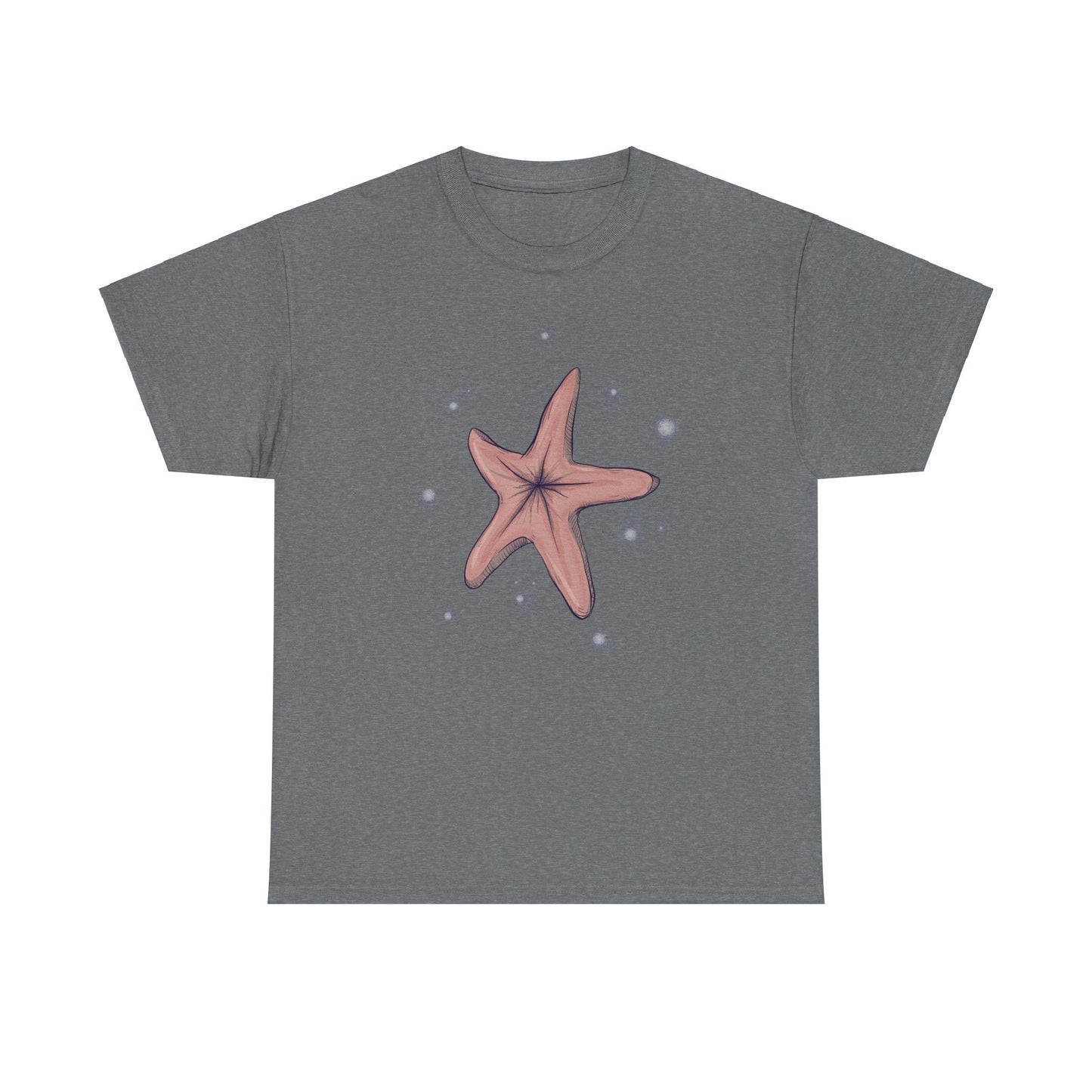 Chocolate Starfish Unisex Heavy Cotton Tee