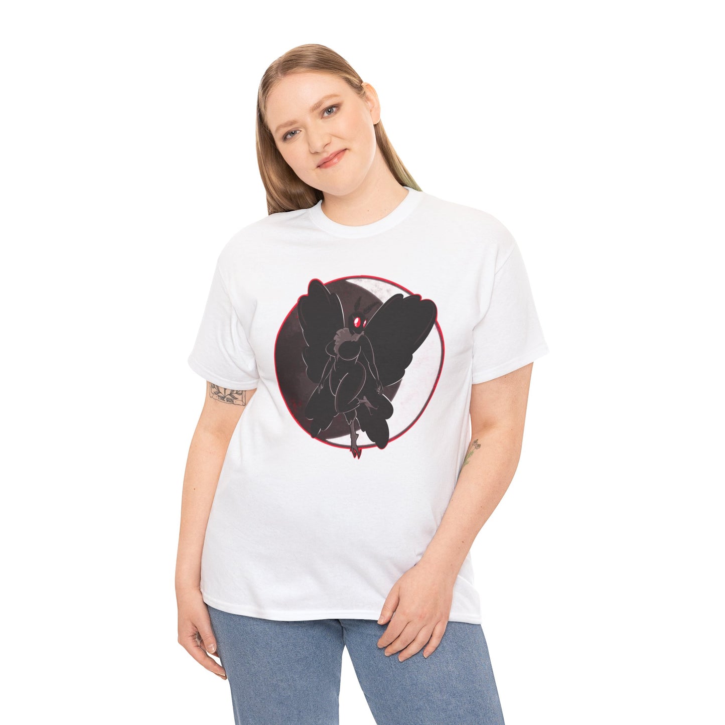Moth Woman Unisex Heavy Cotton Tee