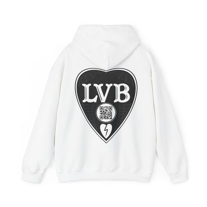 LVB Logo Front, Back, Sleeves Heavy Blend Hooded Sweatshirt