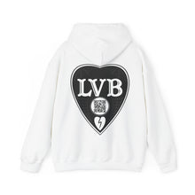 LVB Logo Front, Back, Sleeves Heavy Blend Hooded Sweatshirt