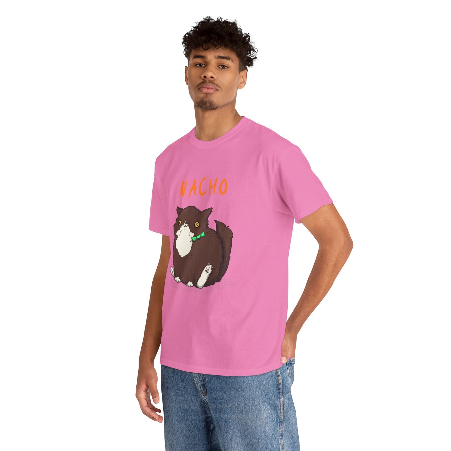 Nacho The Cat Unisex Heavy Cotton Tee