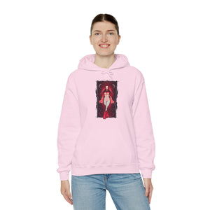 Female Wendigo Unisex Heavy Blend Hooded Sweatshirt