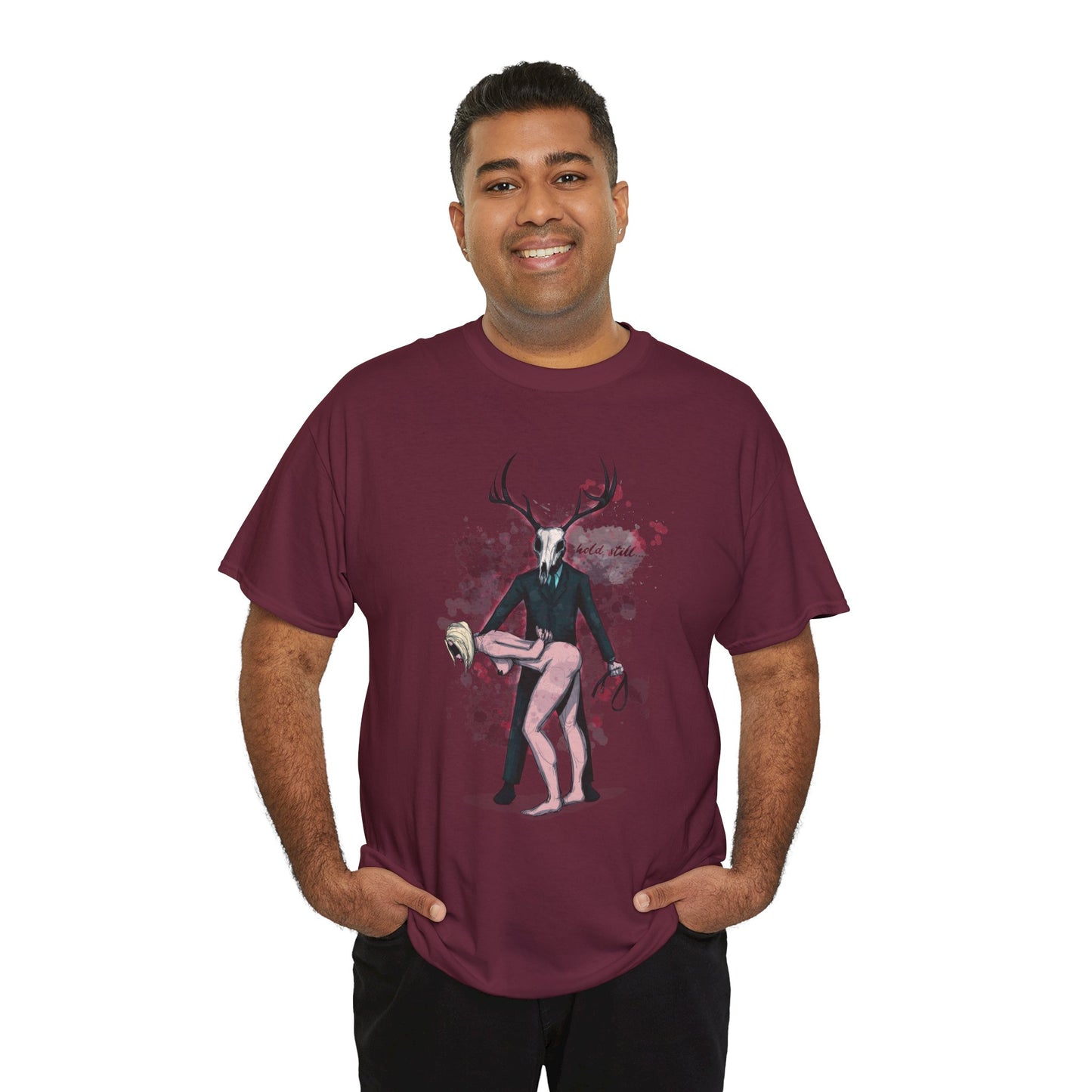 Deer Daddy Series 3: Hold Still Unisex Heavy Cotton Tee