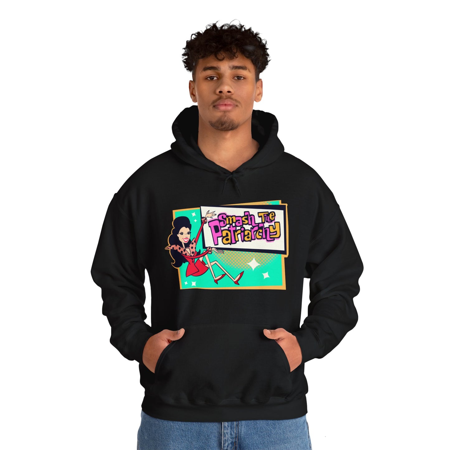 Smash The Patriarchy Unisex Heavy Blend Hooded Sweatshirt