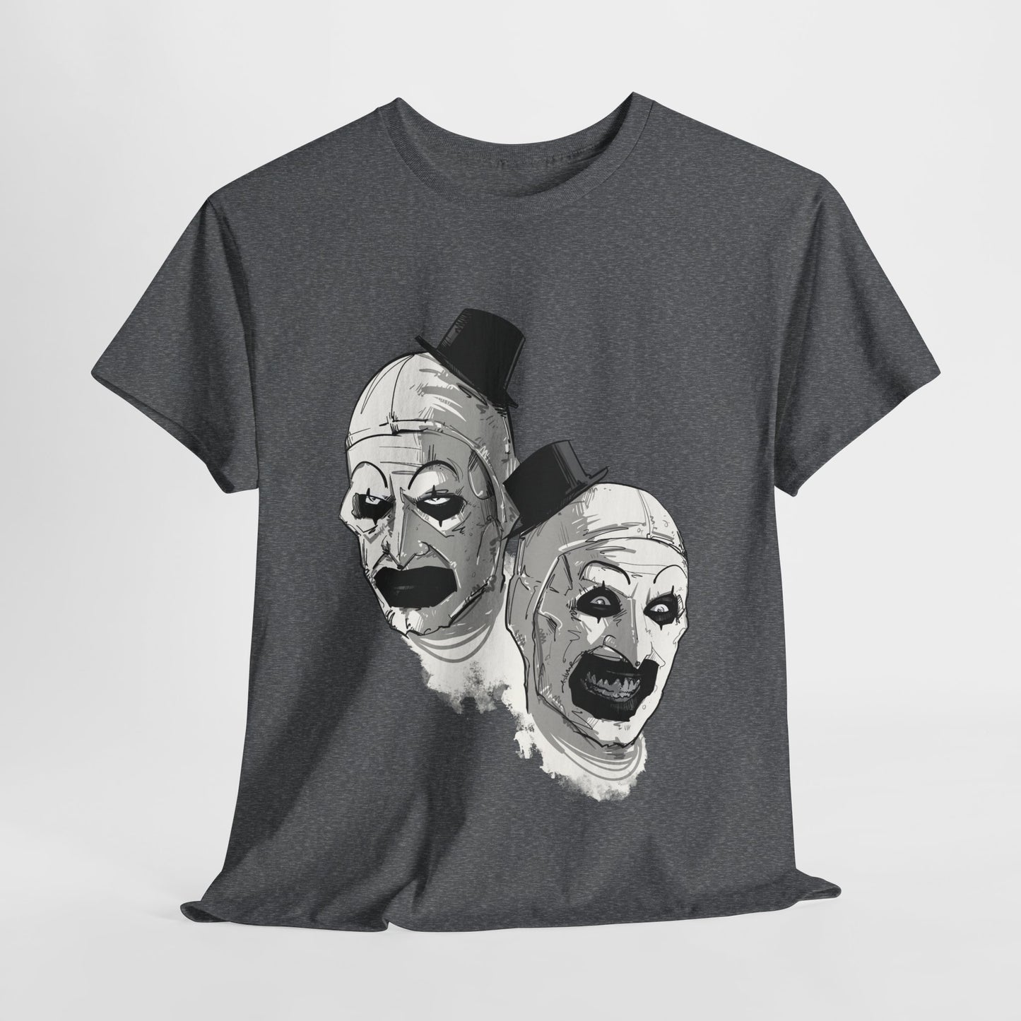 Tragedy Comedy Unisex Heavy Cotton Tee