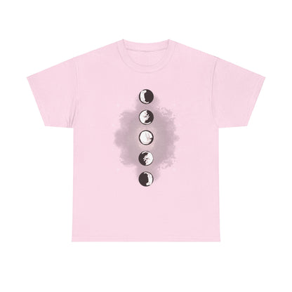 Cat Phases Unisex Heavy Cotton Tee