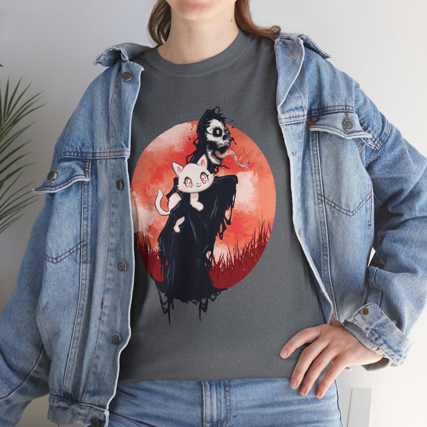 Cat Person Unisex Heavy Cotton Tee