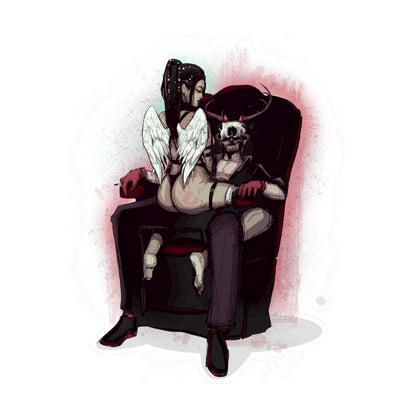 Deer Daddy Series 9: Angels & Demons Kiss-Cut Vinyl Decal