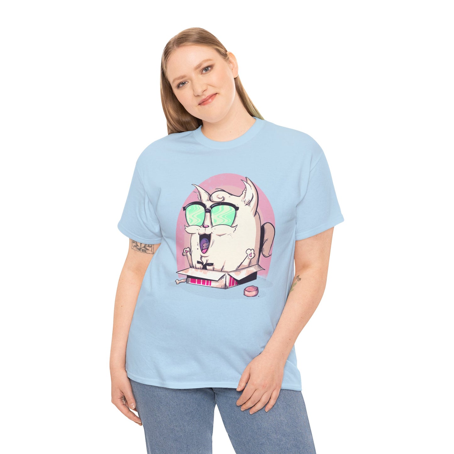 Chicken Box Unisex Heavy Cotton Tee