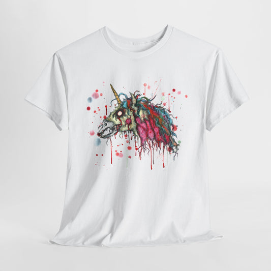 Zombie Unicorn Unisex Heavy Cotton Tee