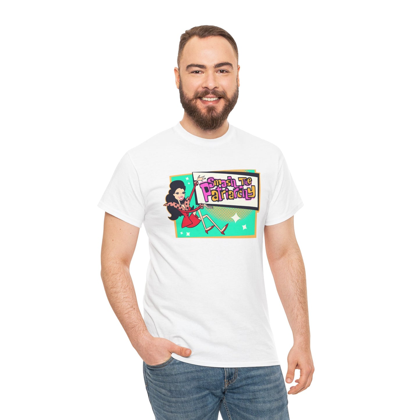 Smash The Patriarchy Unisex Heavy Cotton Tee