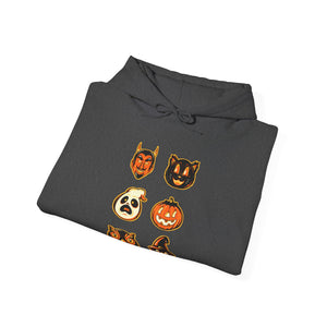 Retro Halloween Unisex Heavy Blend Hooded Sweatshirt