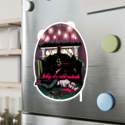 Baby It's Cold Outside Kiss-Cut Vinyl Decal