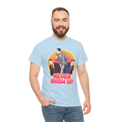 Never Grow Up Unisex Heavy Cotton Tee