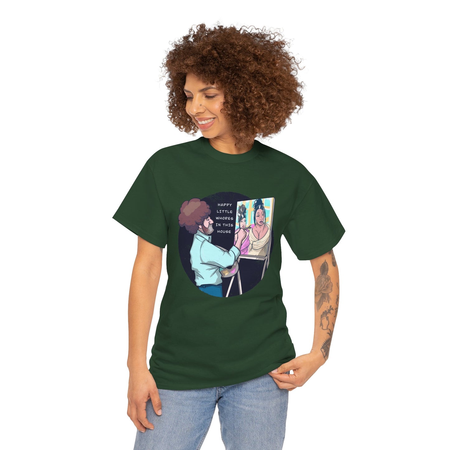 Wet Ass Paint Unisex Heavy Cotton Patreon Tee