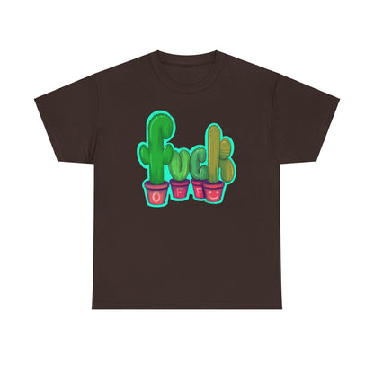 Rude Succulents Unisex Heavy Cotton Tee