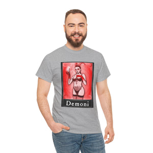 Demoni Tarot (Front & Back Print) Unisex Heavy Cotton Tee