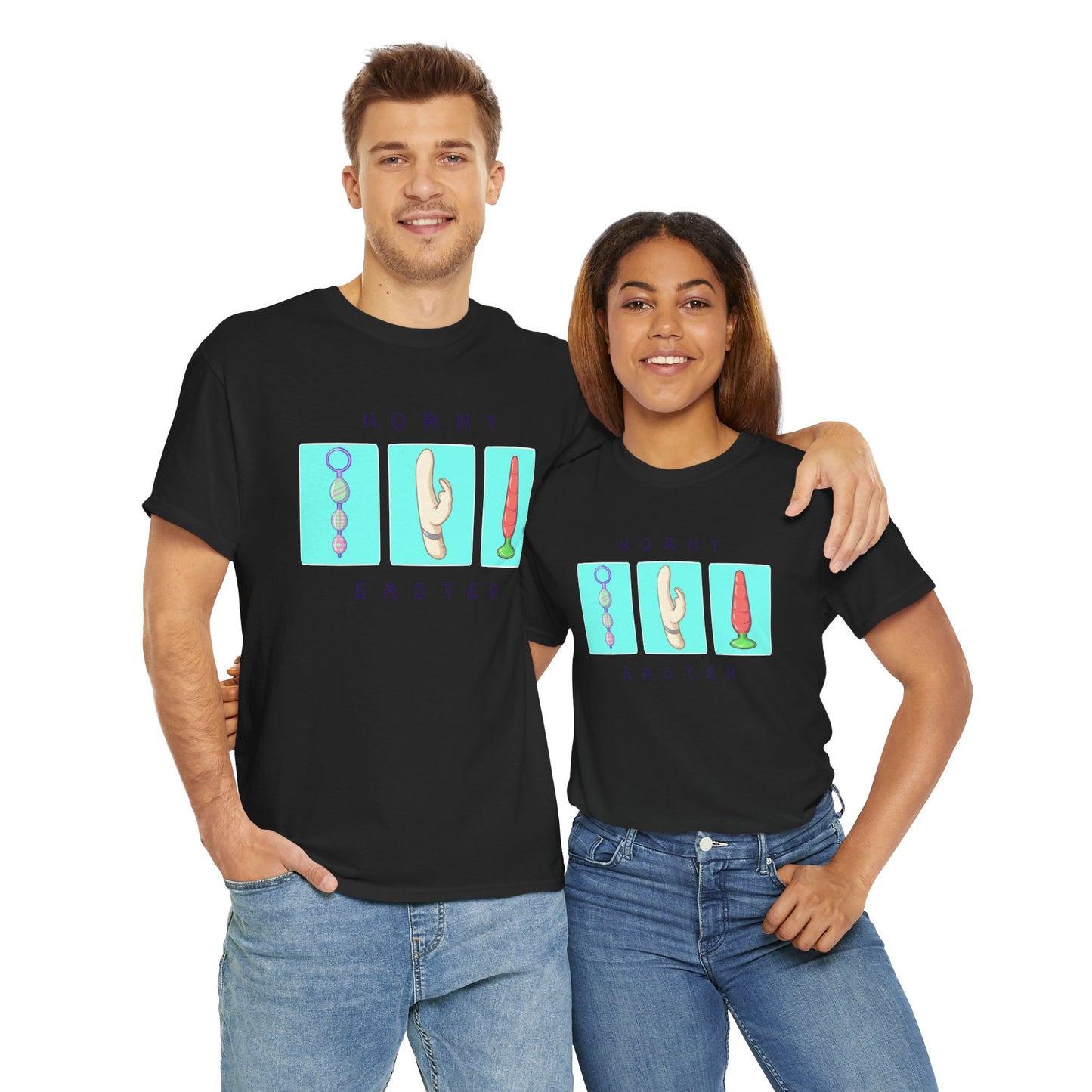 Horny Easter Unisex Heavy Cotton Tee