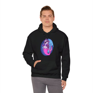 Mermaid Opossum Unisex Heavy Blend Hooded Sweatshirt