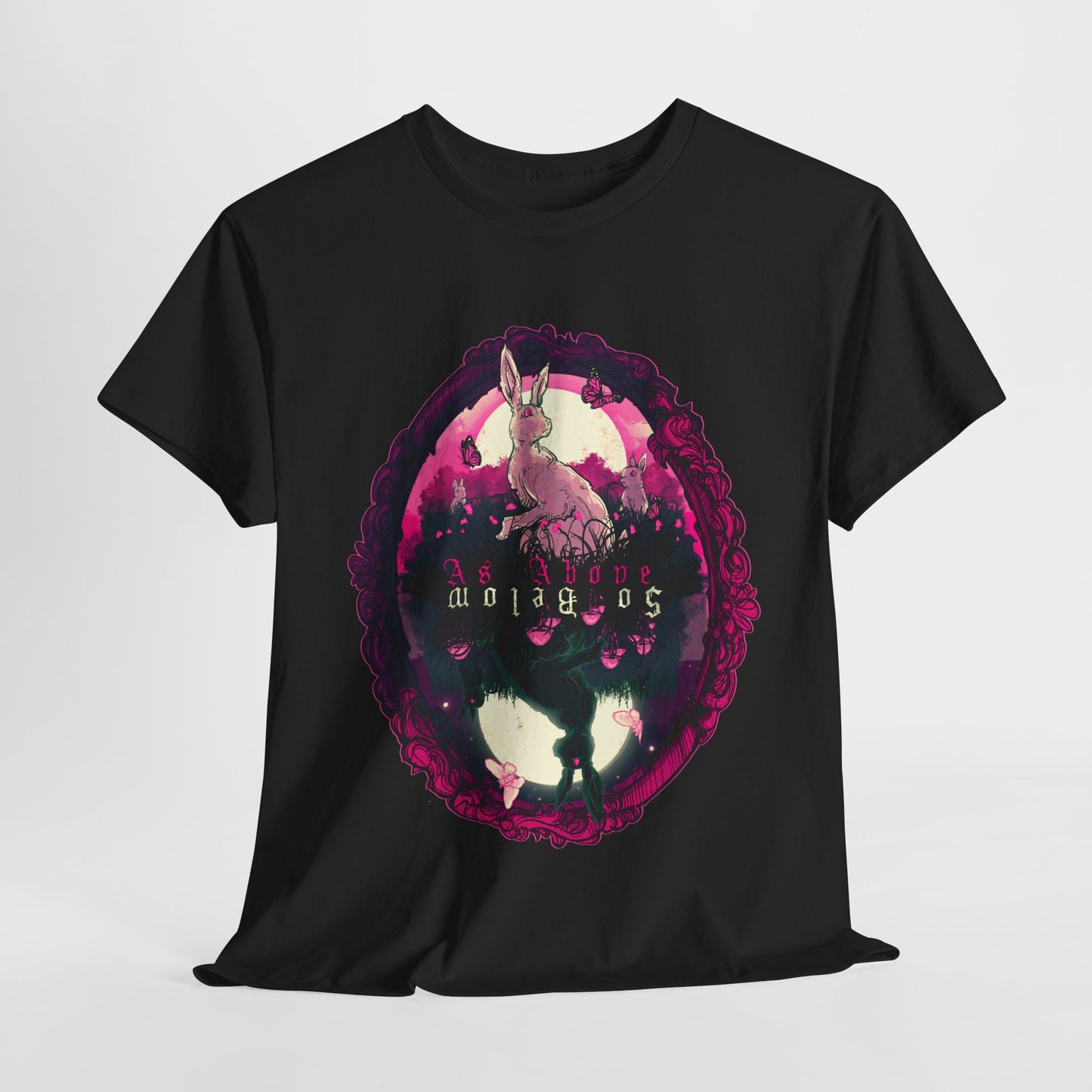 As Above So Below Spring Unisex Heavy Cotton Tee