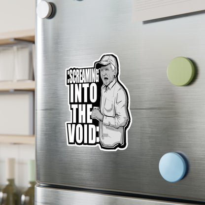 Screaming Into The Void Kiss-Cut Vinyl Decal