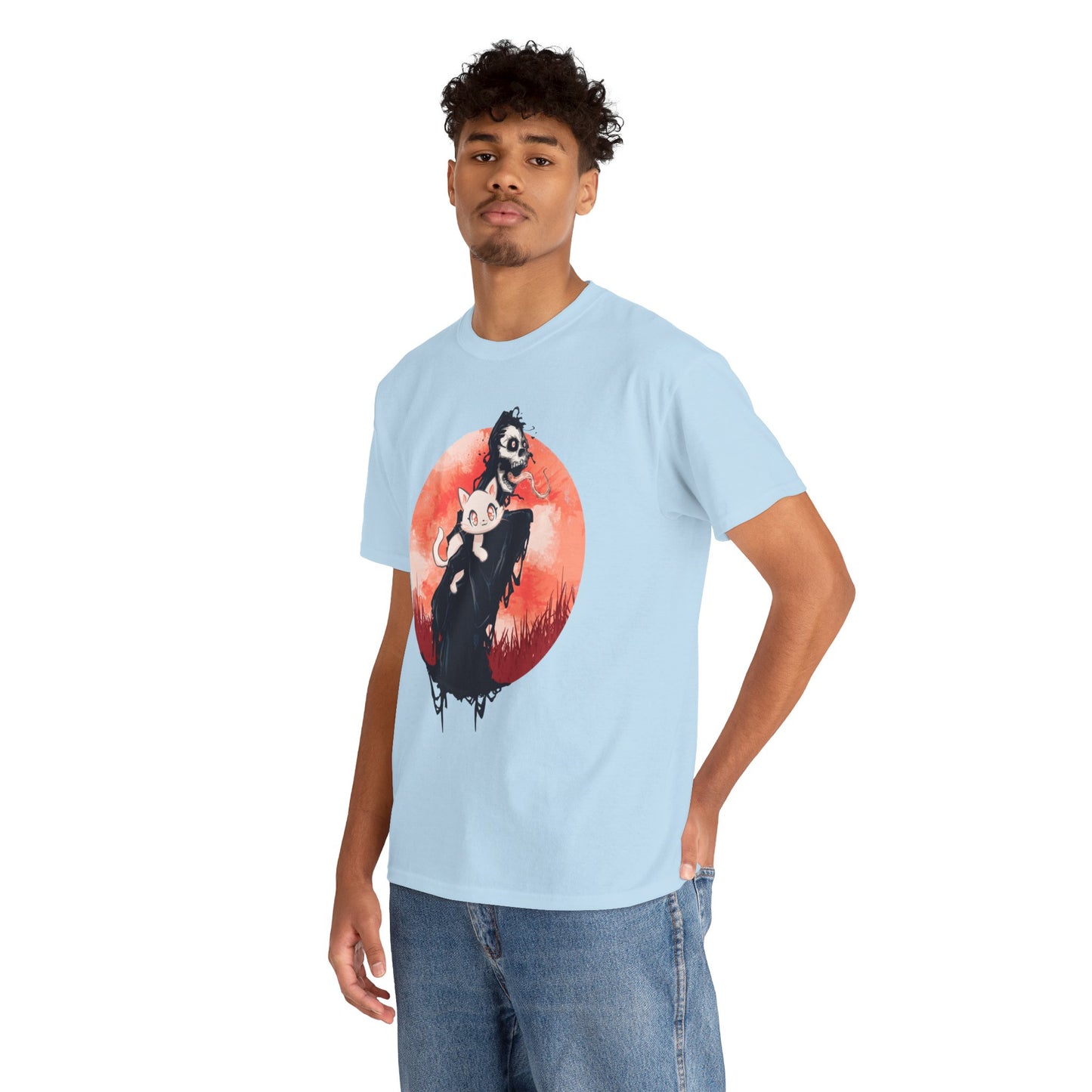 Cat Person Unisex Heavy Cotton Tee