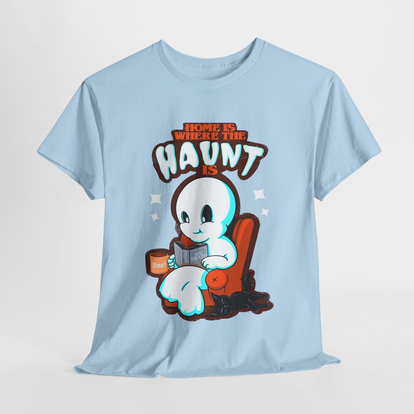 Home Is Where The Haunt Is Unisex Heavy Cotton Tee