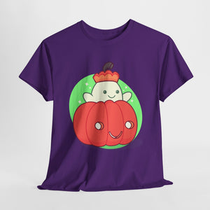 Pumpkin Ghost Unisex Heavy Cotton Tee