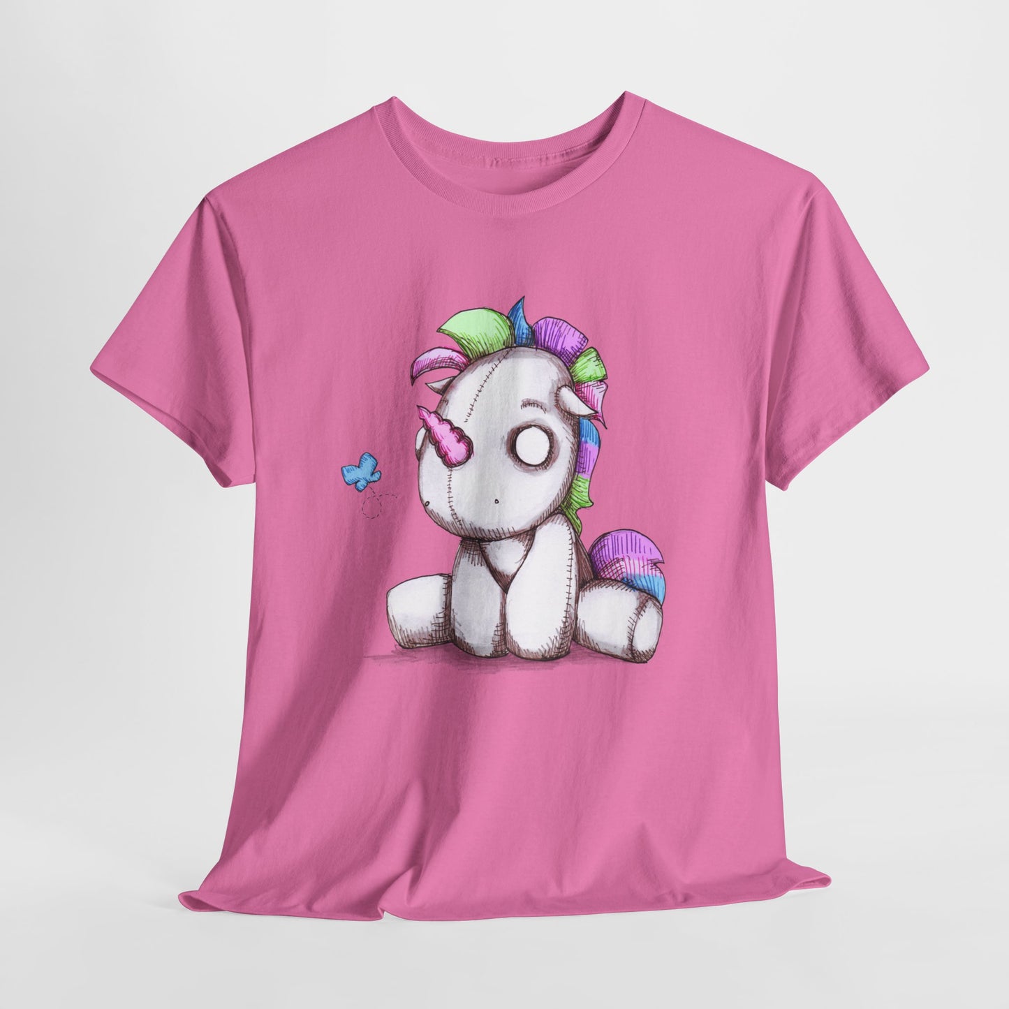 Plushie Unicorn Unisex Heavy Cotton Tee