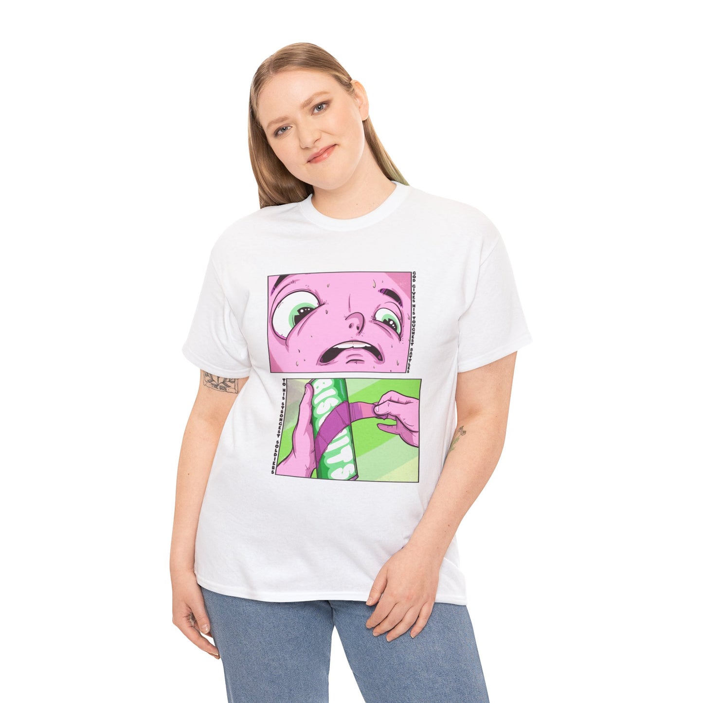 Biscuit Battle Unisex Heavy Cotton Tee