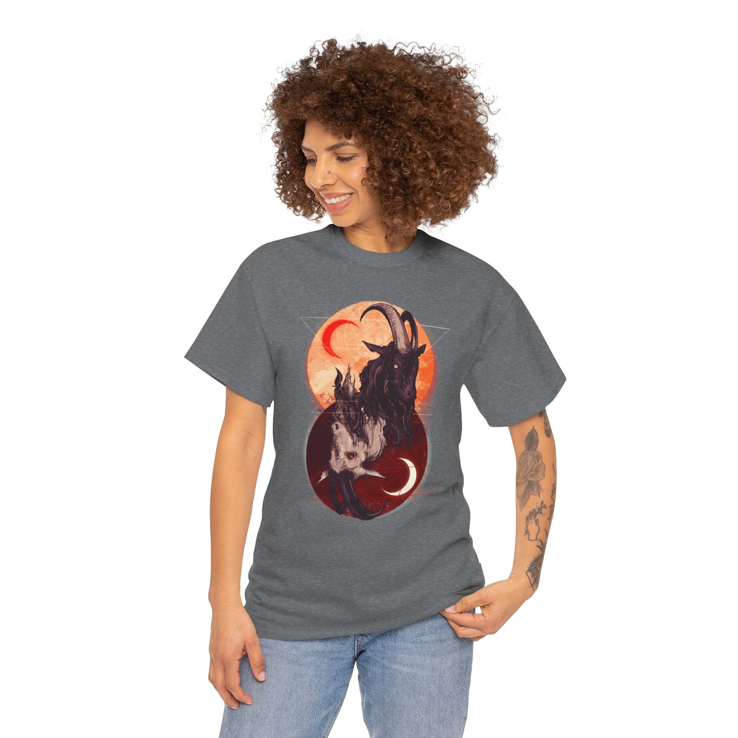 As Above So Below V Unisex Heavy Cotton Tee