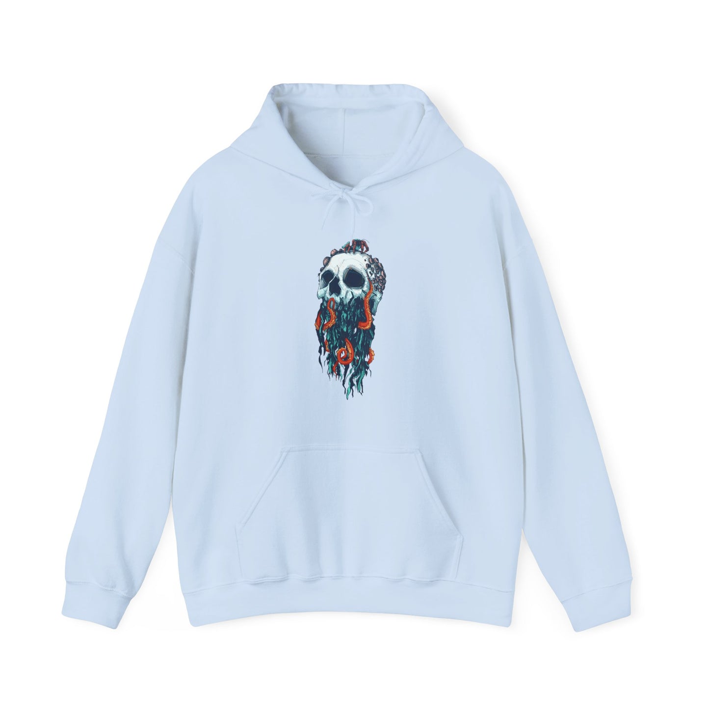 Elemental Skull Ocean Unisex Heavy Blend Hooded Sweatshirt