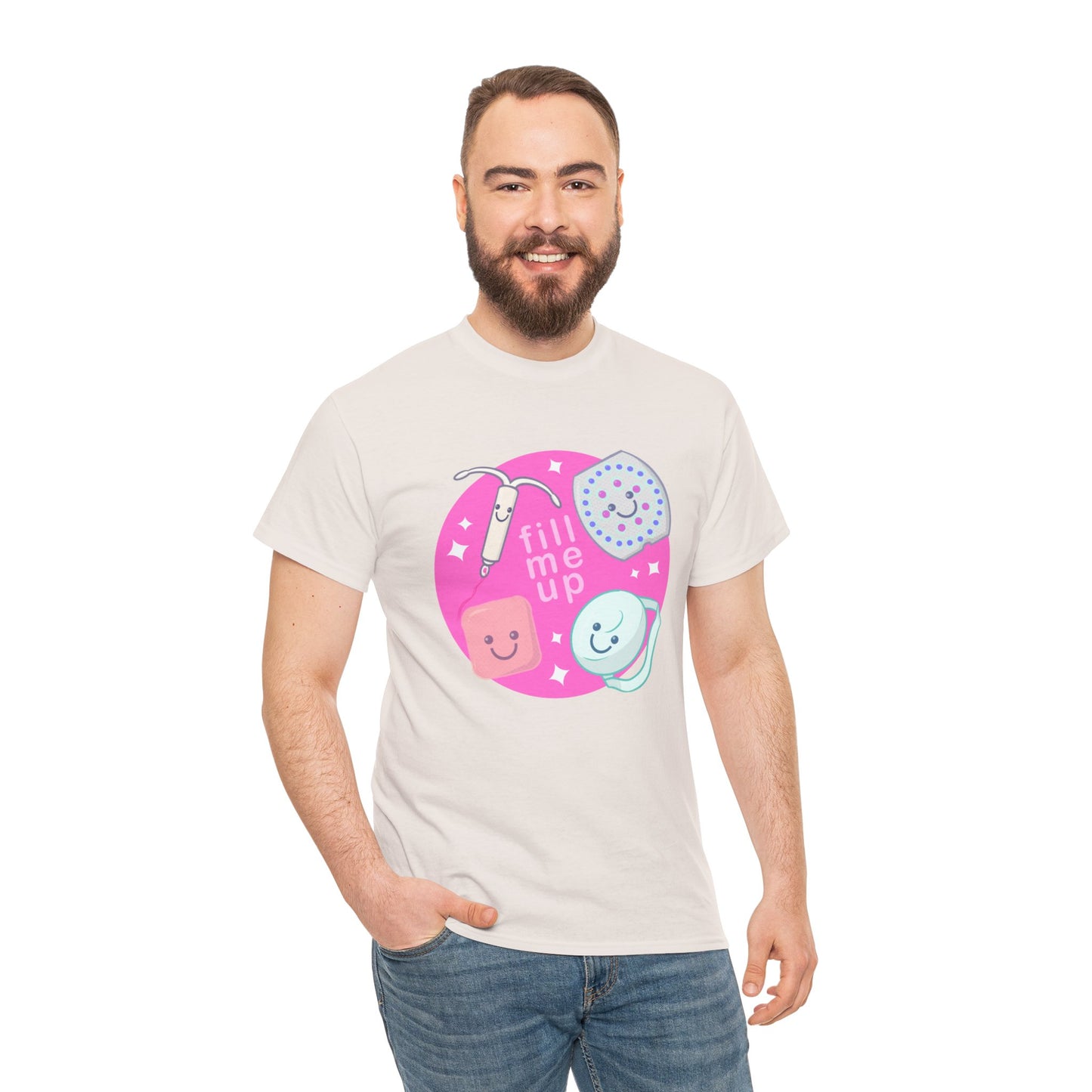 Fill Me Up Unisex Heavy Cotton Tee