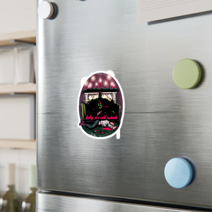 Baby It's Cold Outside Kiss-Cut Vinyl Decal