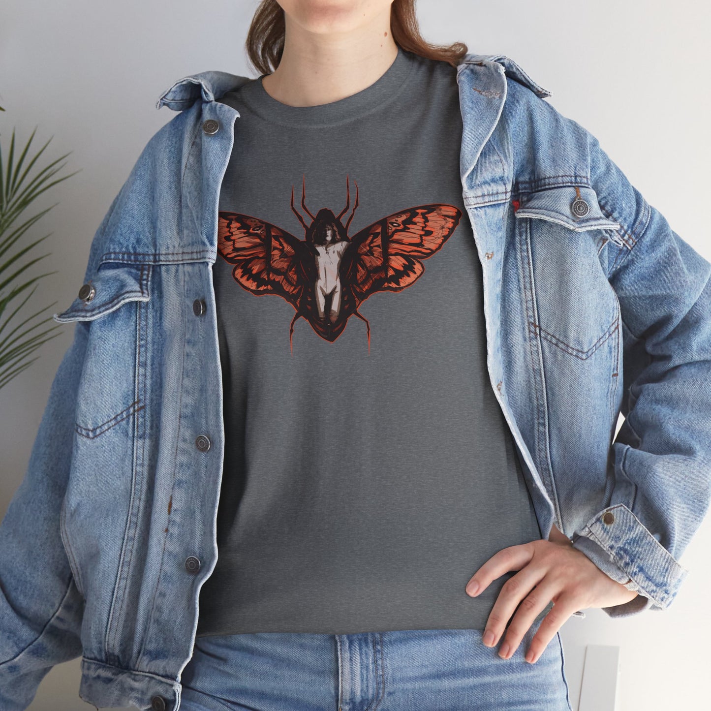 Death Moth Unisex Heavy Cotton Tee