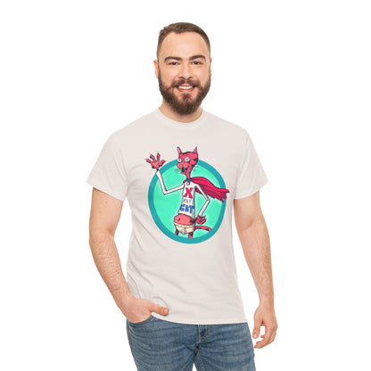 X-Ray Cat Unisex Heavy Cotton Tee