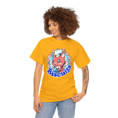 Lil Biscuits Cat Bakery Unisex Heavy Cotton Tee