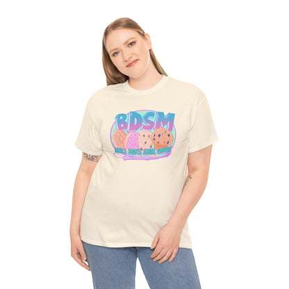 Bagels Donuts Scones Muffins Unisex Heavy Cotton Tee