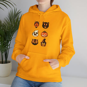 Retro Halloween Unisex Heavy Blend Hooded Sweatshirt