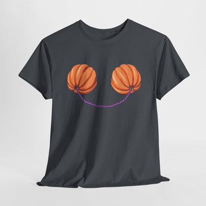 Pumpkin Tits Unisex Heavy Cotton Tee