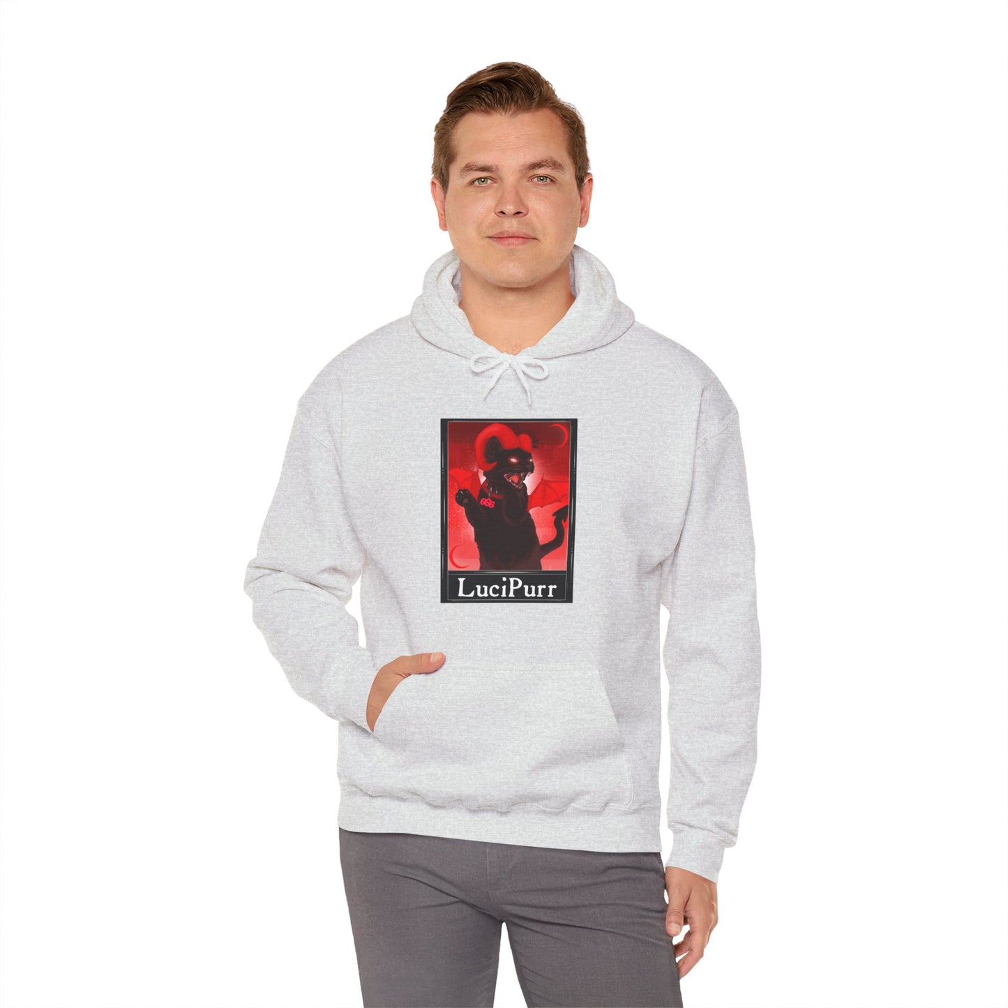 LuciPurr Tarot Unisex Heavy Blend Hooded Sweatshirt