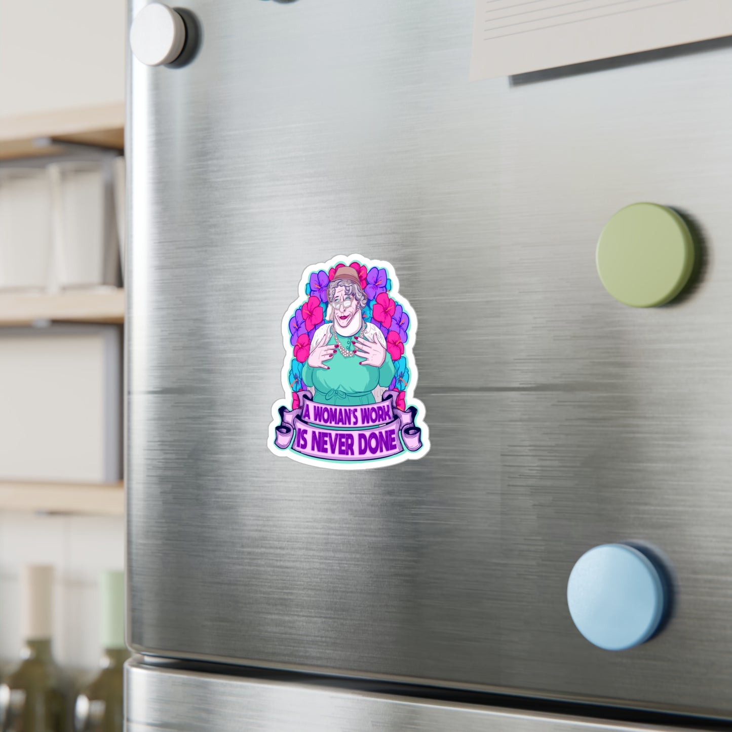 Auntie Nelda Kiss-Cut Vinyl Decal