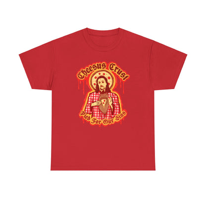 Cheesus Crust Unisex Heavy Cotton Tee